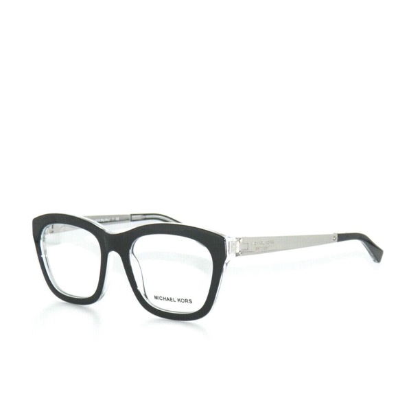 Michael Kors MK4019 Big Sky 3033 52 Black Crystal Silver Eyeglasses 4019 - Picture 1 of 6